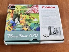 Canon Powershot A70 3.2mp 3x Zoom Camera Bundle 1MB Card FOR PARTS