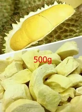 500g Freeze Dried Durian Monthong 100% Natural Healthy Snack King of Thai Fruits