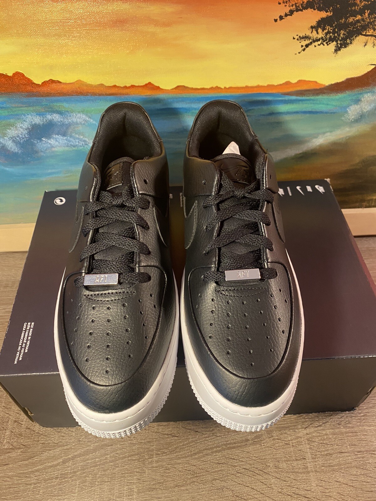 Nike Air Force 1 Sage Low Black {AR5339-002} WMNS 10.5 | eBay