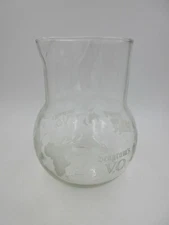 Seagram's VO World Globe Small CLEAR GLASS Pitcher
