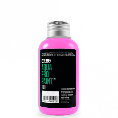 GROG Aqua Pro Paint - Permanentlack-Nachfüller auf Wasserbasis - 100 ml Flasche