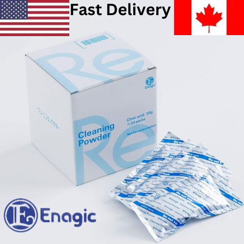 Cleaning Powder 24 pcs KANGEN ENAGIC Alkaline Water LEVELUK E Cleaner Citric box