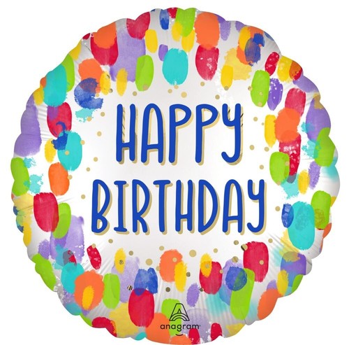HAPPY BIRTHDAY BALLOONS ~ Cake Birthday BALLOONS ~ Party Hat BALLOONS ~YOU PICK - Picture 5 of 26