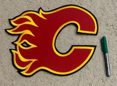 Calgary Flames Red/Black NHL Orig Front Hockey Jersey Crest Patch