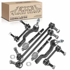 8x Front & Rear Tie Rod End & Stabilizer Bar Link for Ford Edge Fusion Lincoln