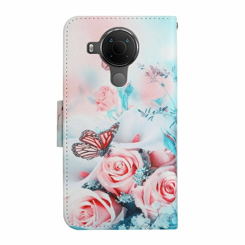 Cat Flower Lion Butterfly Flip Leather Wallet Phone Case For Nokia 2.4 3.4 5.4 - Picture 28 of 131