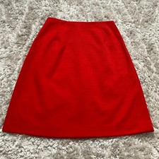 70s vintage mini skirt brick red  XXS - XS  1970s