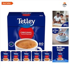 Black Tea Bags 480 Count Pack of 6 Artificial Flavor Free Sustainable 0.07 per strip