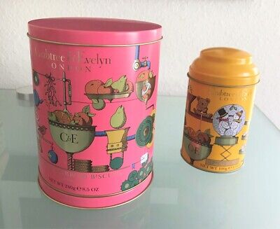2 Victorian Tins Tins Only Set of Two
