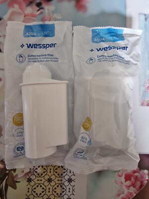 Aquaintense Wessper Wasserfilter für Siemens & Bosch Kaffeevollautomat, 2 St