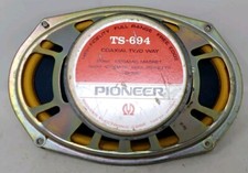 1- Altavoz estéreo vintage Pioneer TS694 2 vías 6x9 20 oz 4 ohmios audio para automóvil TS-694