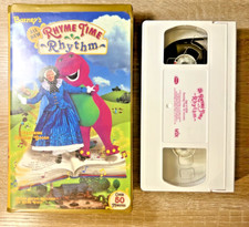 Barney's Rhyme Time Rhythm VHS 2000 Mother Goose Sing Along Musical Barney Movie
