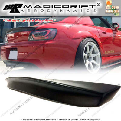 For 00-09 Honda S2000 AP1 AP2 ASM Style Rear Trunk Spoiler Wing
