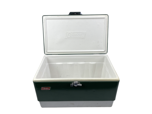 Vintage 1979 Coleman green latching ice chest cooler - Picture 13 of 23