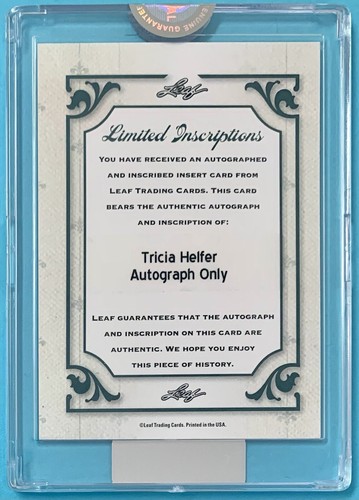 Tricia Helfer Autograph Card • BATTLESTAR GALACTICA Tricia Helfer Cylon # 6 • MT - 第 10/13 張圖片