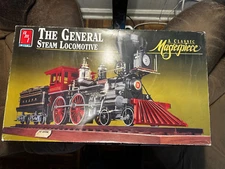  AMT  THE GENERAL STEAM LOCOMOTIVE MASTERPIECE MODEL KIT 1992 Vintage
