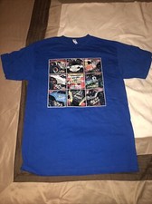 A17- Monster Jam 2018 World Finals Vegas Blue T-shirt Sz Medium