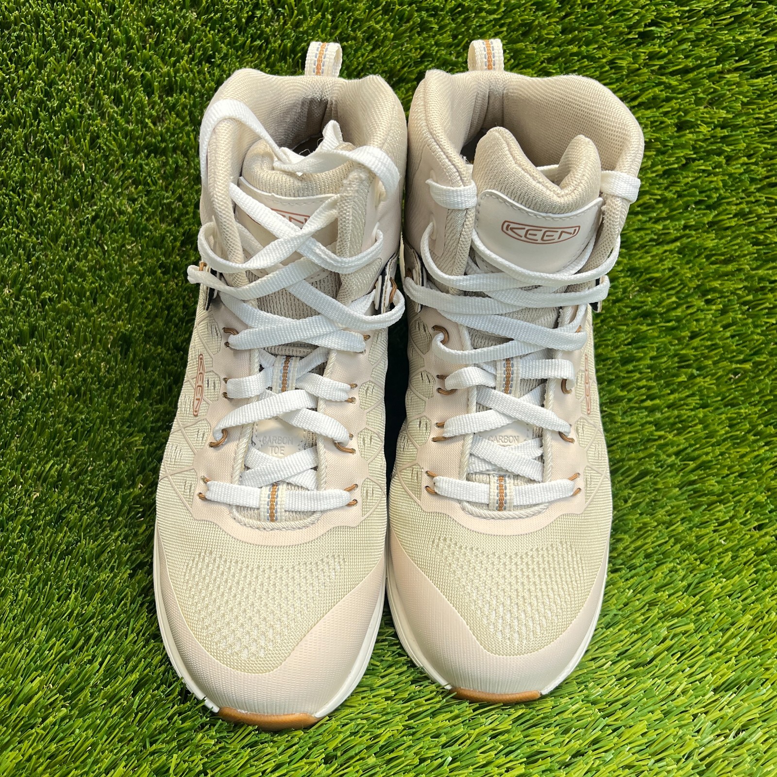 Scarpe stivali Keen Vista Energy Mid Utility da donna taglia 8 5 beige punta composita