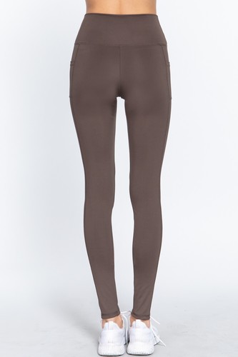 High Waist Yoga Pants Pockets Sport Women Gym Compression Leggings Fitness Tight - Picture 31 of 31