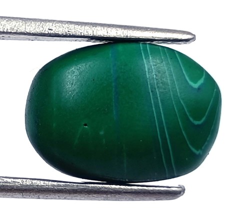 Lab-Created Green Emerald 5.90 CT Oval Cut EGL Loose Gemstone 5ARM - Picture 4 of 4