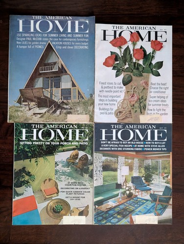 Lot 11 AMERICAN HOME 1962 magazine COMPLETE YEAR-Christmas-ROBERT STACK-Porch ++ - Imagen 3 de 7