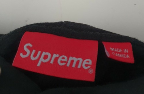 SS17 Supreme Full Streifen Kapuzenpulli Größe L Schwarzer Kapuzenpullover - Bild 7 von 9