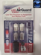 Tire Pressure Sensor System 4 Pack Led Airguard Set Go Air Check Safety New