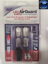 tire pressure sensor system 4 pack LED AirGuard Set & Go air check safety new