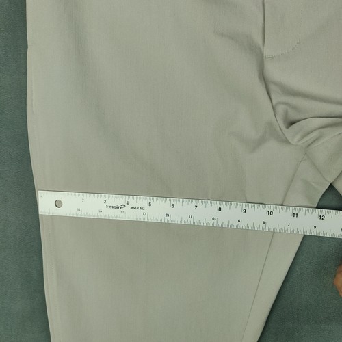 Ministry of Supply Pantalone Uomo 34X30 Taupe Khaki Ritmo Conico Chino Elasticizzato Nuovo con etichette - Foto 11 di 12