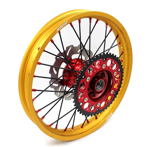 KKE 21" 19" MX Wheels Rims Fit Honda XR400R 1996-2004 XR600R 1991-2000 Cast Hubs - Bild 10 von 12
