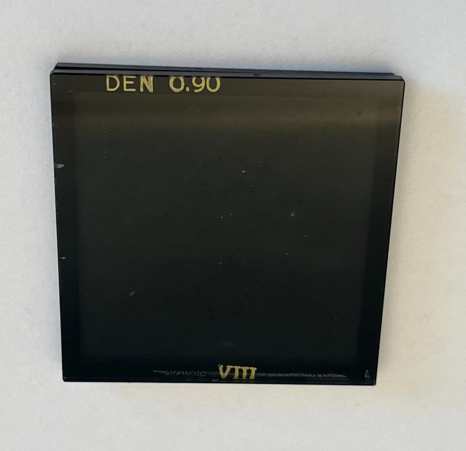 Glass Filters Neutral Density Set of 2 0.90 "V" and "VIII", 2" Square Vintage - Image 3 of 4