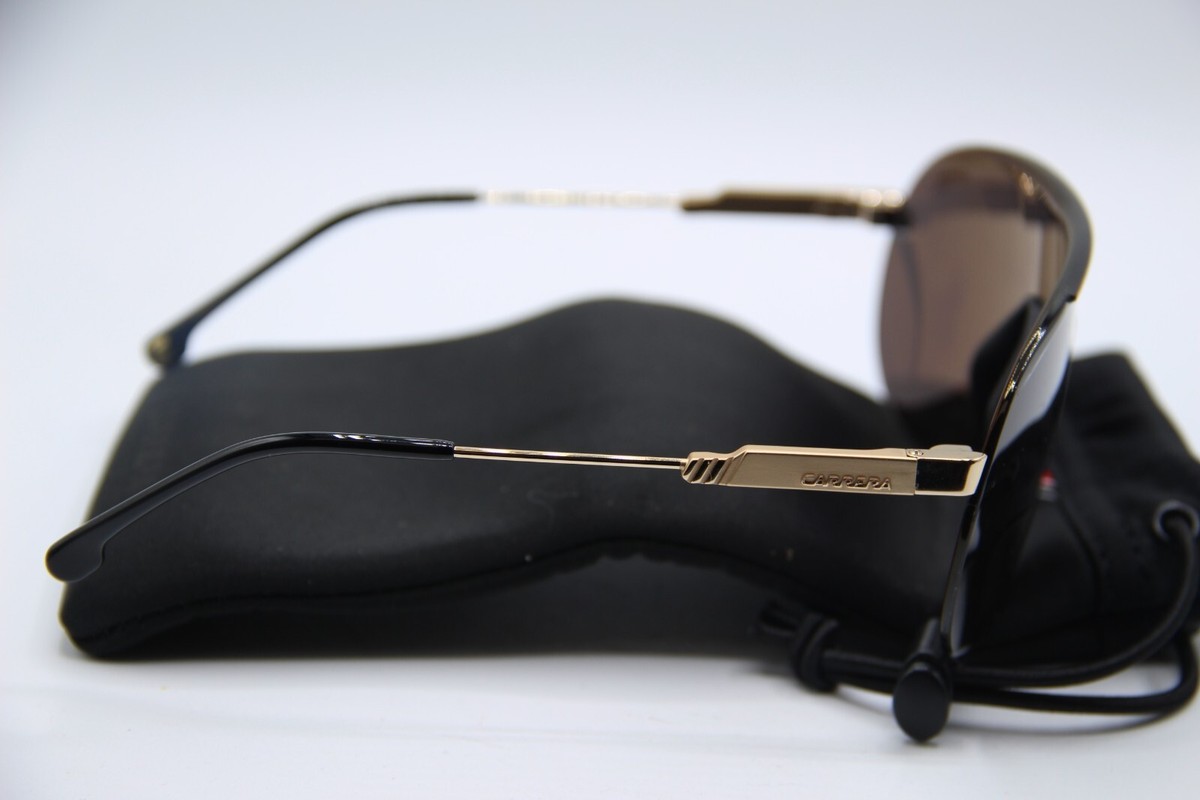 NWOT Carrera Superchampion Special Edition Black Gold Aviator Sunglasses 2M22K Carrera Superchampion 2M2 2K Sunglasses Black Gold - eye-oo.com main image 2