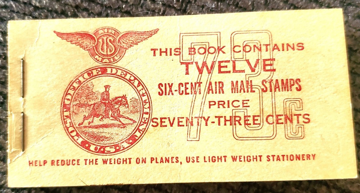 小さな本 U.S. AIRMAIL STAMPS USA-C1-150__72458.1738114210.