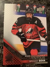 Spencer Sova  2022 team canada junior prospectus  momentous #31