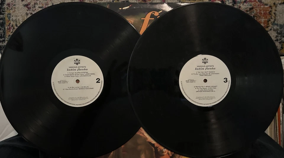 VARIOUS "Latin Fiesta" 2xLP - Greek Compilation inc Gloria Estefan, Gipsy Kings - Image 3 of 4