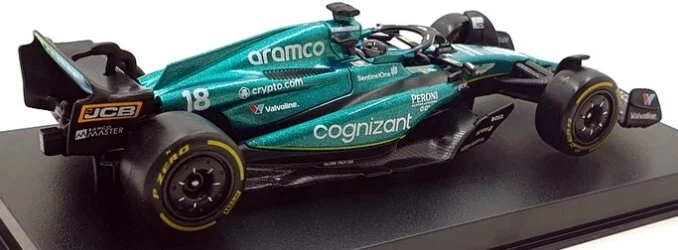 BBURAGO ASTON MARTIN AMR23 #18  LANCE STROLL CON VETRINETTA - 18-38091 SCALA 1:4 - Immagine 2 di 2