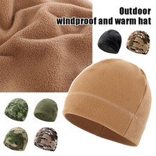 Winter Warm Cap Windproof Fleece Hat Skull Cap Running Beanie Hat for Men Women.