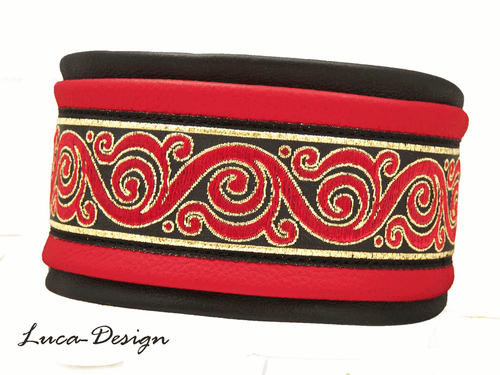 Windhundhalsband Hundehalsband Greyhound collar Galgo Barsoi Whippet Lurcher orr - Bild 1 von 6