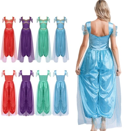 Costume cosplay donna principessa indiana araba danza del ventre tutina pagliaccetto - Foto 6 di 59