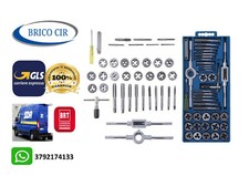 KIT FILIERA 40 PZ FILETTATURA MASCHI E FEMMINE FILIERE IN VALIGIA  40 PZ