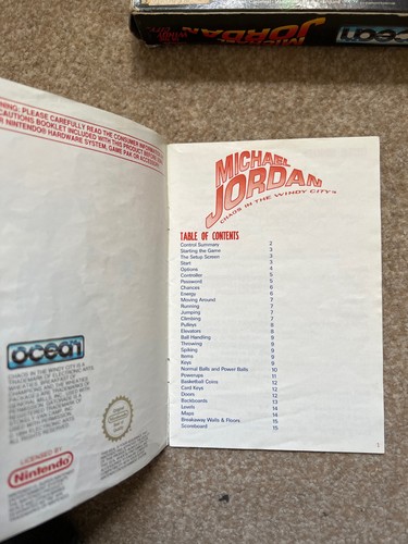MICHAEL JORDAN-CHAOS IN THE WINDY CITY SUPER NINTENDO/SNES GAME ULTRA RARE!!!!!! - Picture 10 of 14