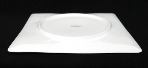(6) Crate & Barrel ~ CYD ~ White Porcelain Dinner Plates ~ Square ~ Portugal - Picture 7 of 9