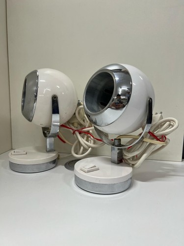 COPPIA LAMPADE 'SPACE-AGE' ANNI '70 - Foto 8 di 8