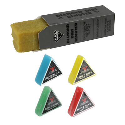 Black Diamond Skateboard Grip Tape Cleaner + Dime Bag Scented Curb Wax 4 Pack