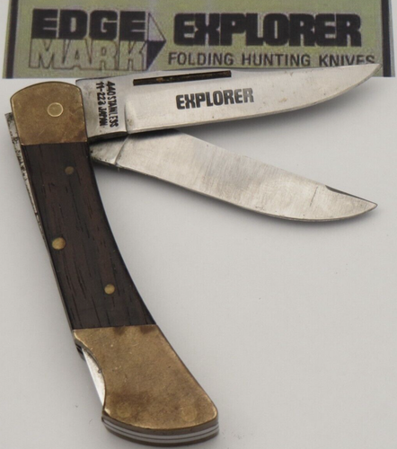 Vintage EXPLORER JAPAN Small Lockback Folding Knife - 440 Stainless - Quality!!