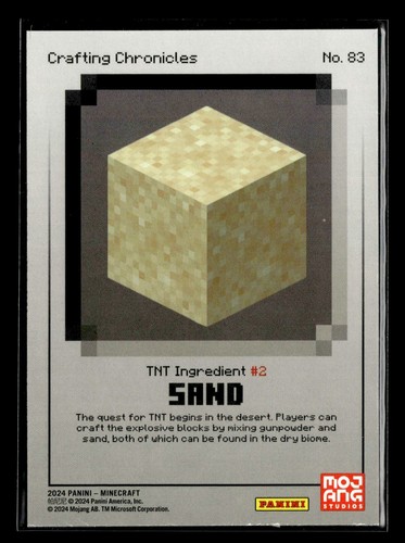 2024 Panini Minecraft - White Base Cards #1-#221 - Updated 7/2 - Picture 167 of 443