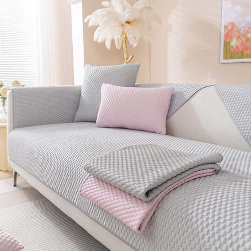 Non-Slip Simple Hair Cover Sofa Slipcover Furniture Protector Home Decor - Picture 6 of 12