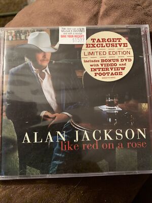 Alan Jackson Like Red on a Rose (DVD + Audio CD) NEW Sealed
