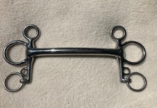 Korsteel Mullen Mouth SS Pelham Horse Bit- 5 1/2"