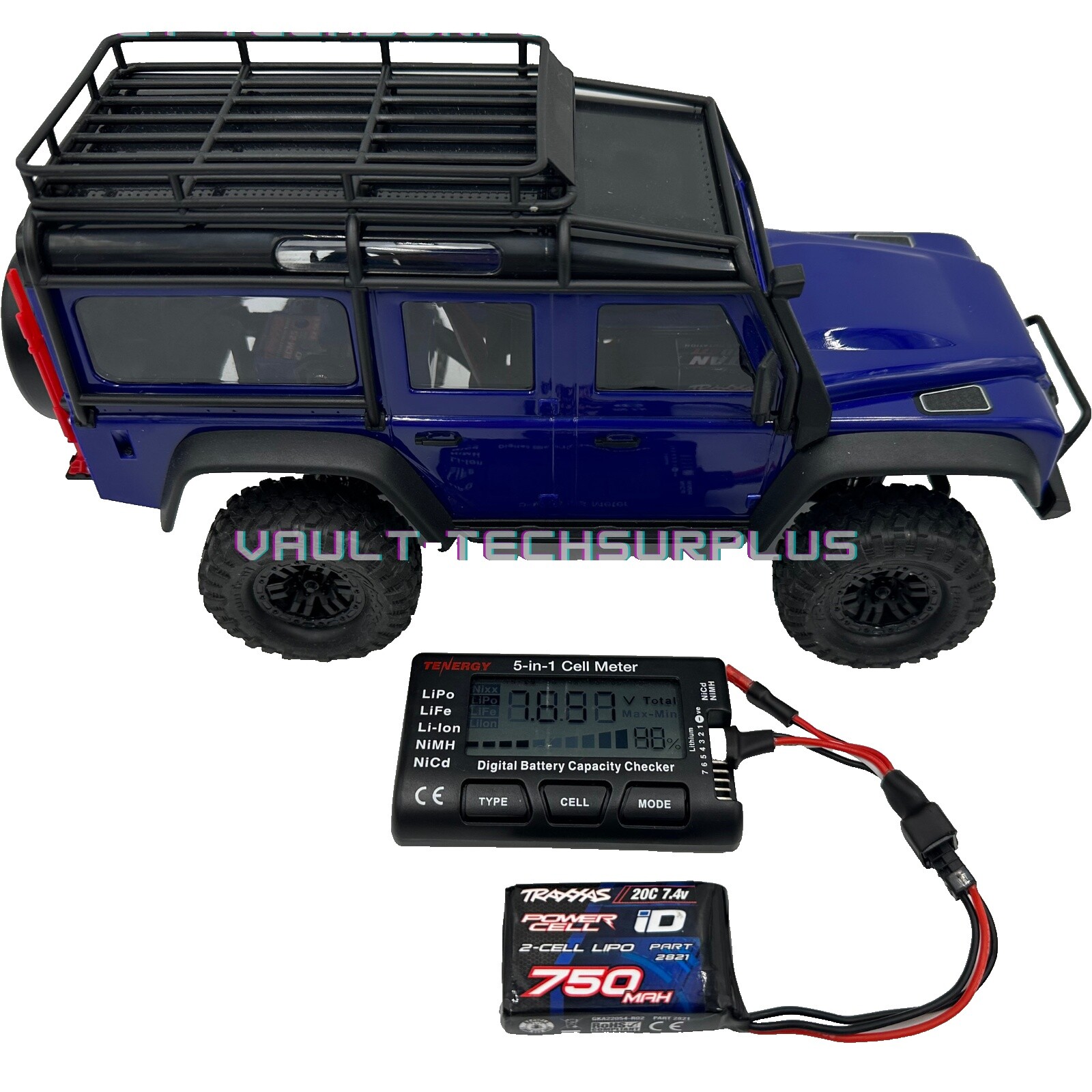 大特価！　トラクサス　TRX4 MT バッテリー2個！ Amazon.co.jp: トラクサス TRX4M 純正リポバッテリー 2s 750mAh